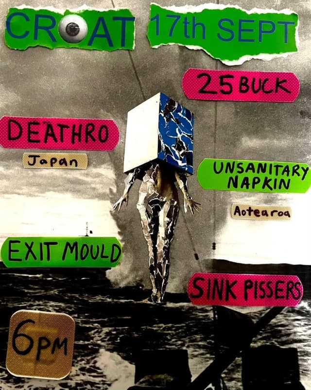 DEATHRO, UNSANITARY NAPKIN, EXIT MOULD, SINK PISSERS
